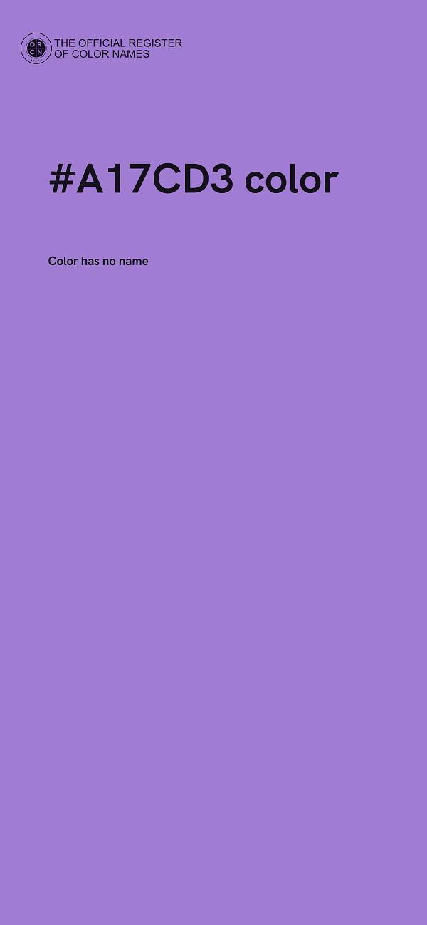 #A17CD3 color image