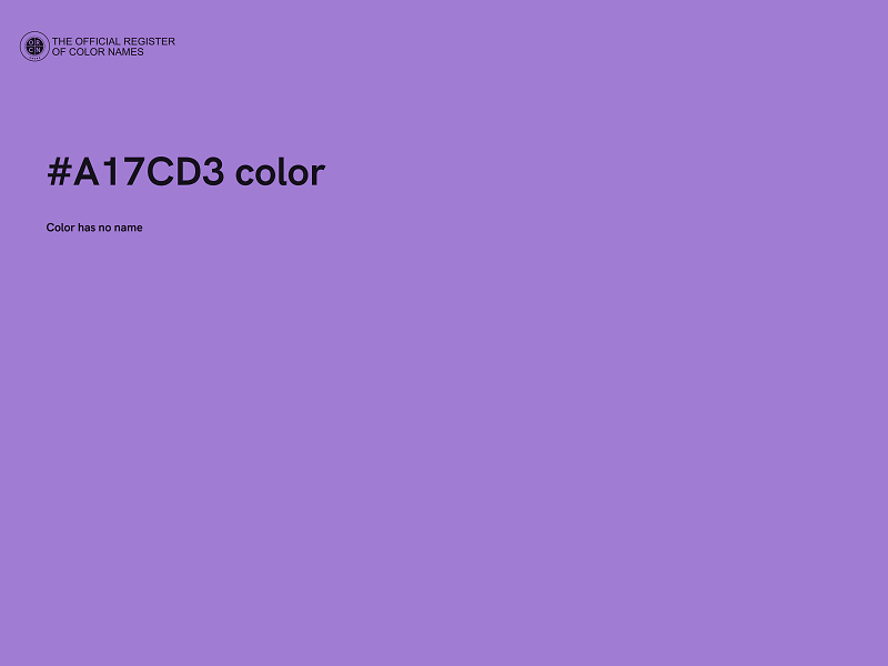 #A17CD3 color image