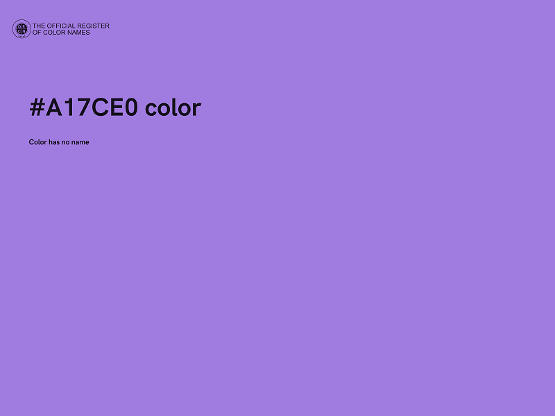 #A17CE0 color image