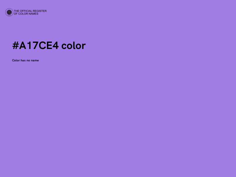 #A17CE4 color image