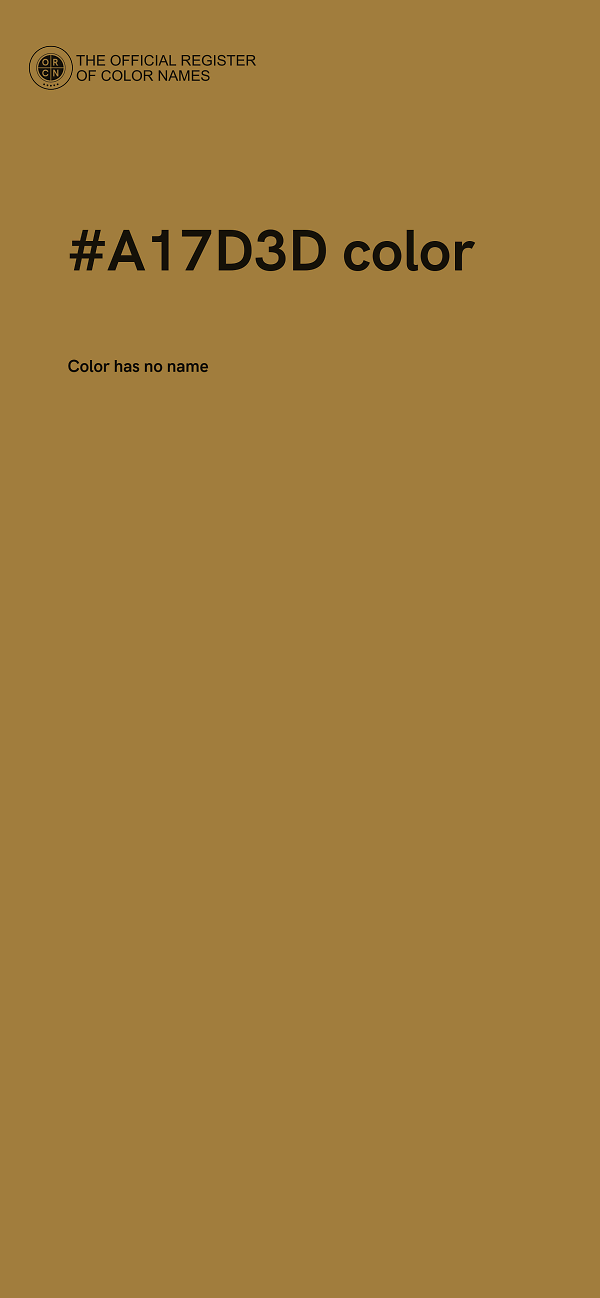 #A17D3D color image