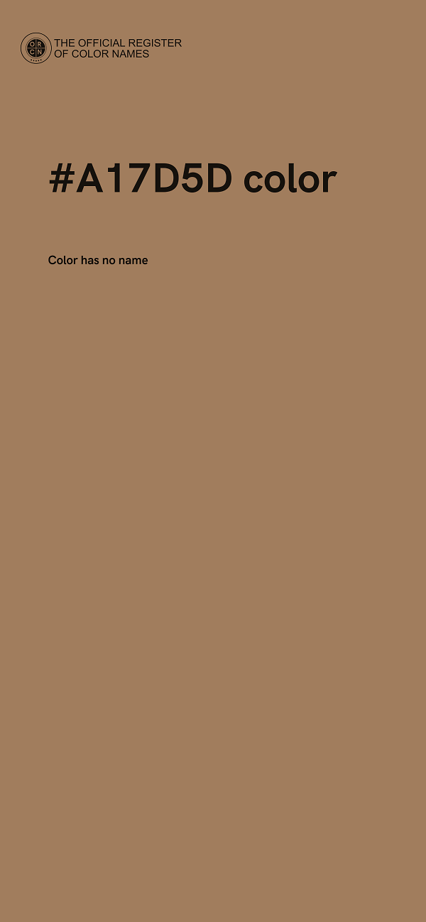 #A17D5D color image