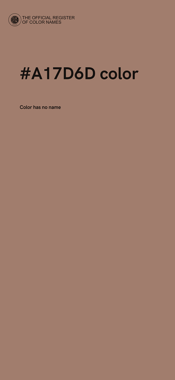 #A17D6D color image