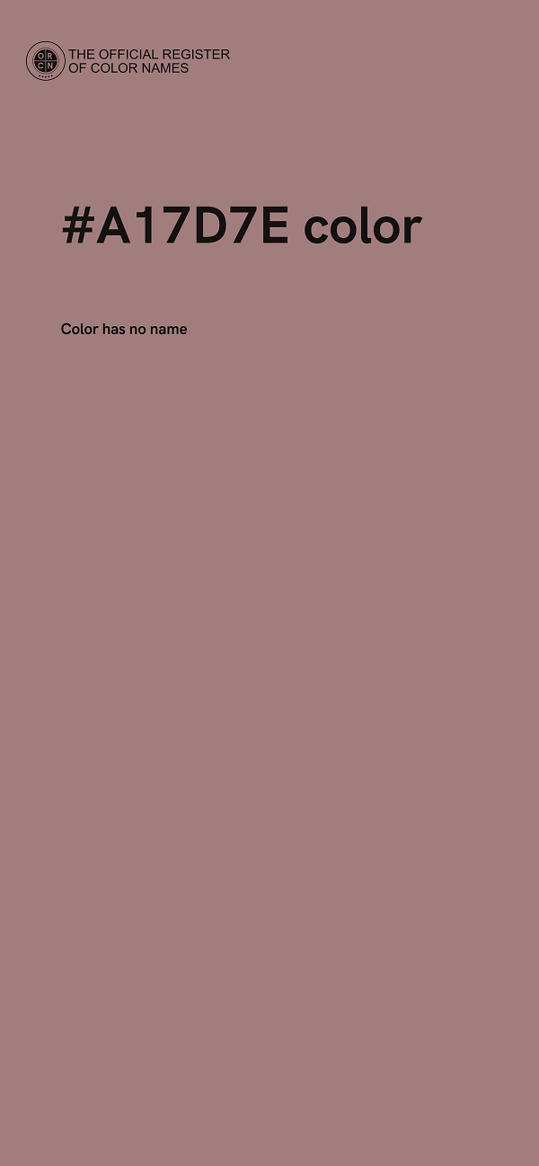 #A17D7E color image