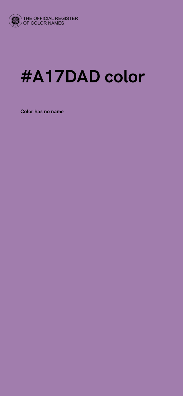 #A17DAD color image