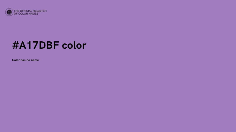 #A17DBF color image