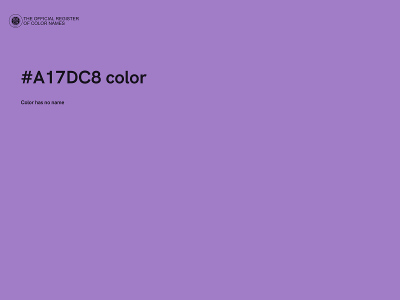 #A17DC8 color image