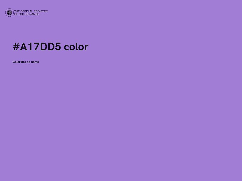 #A17DD5 color image