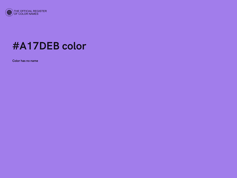 #A17DEB color image