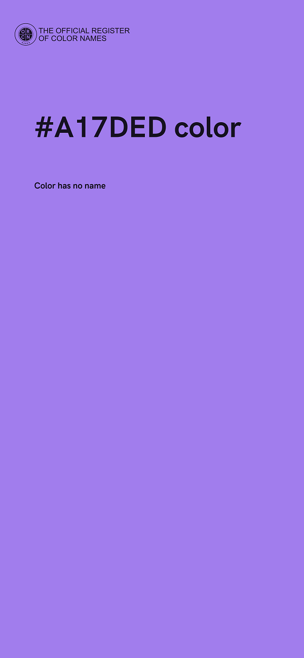 #A17DED color image