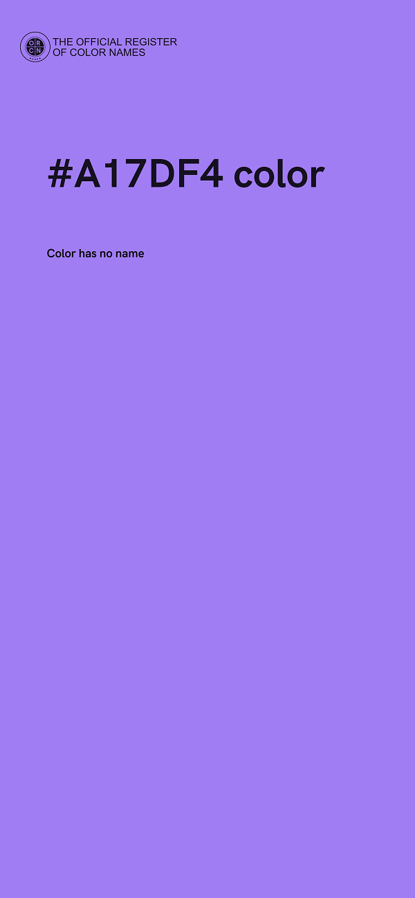 #A17DF4 color image