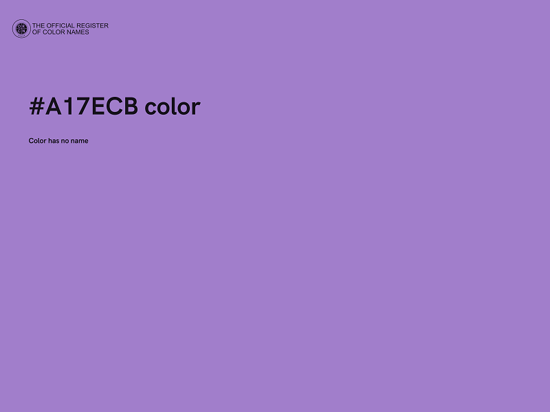 #A17ECB color image