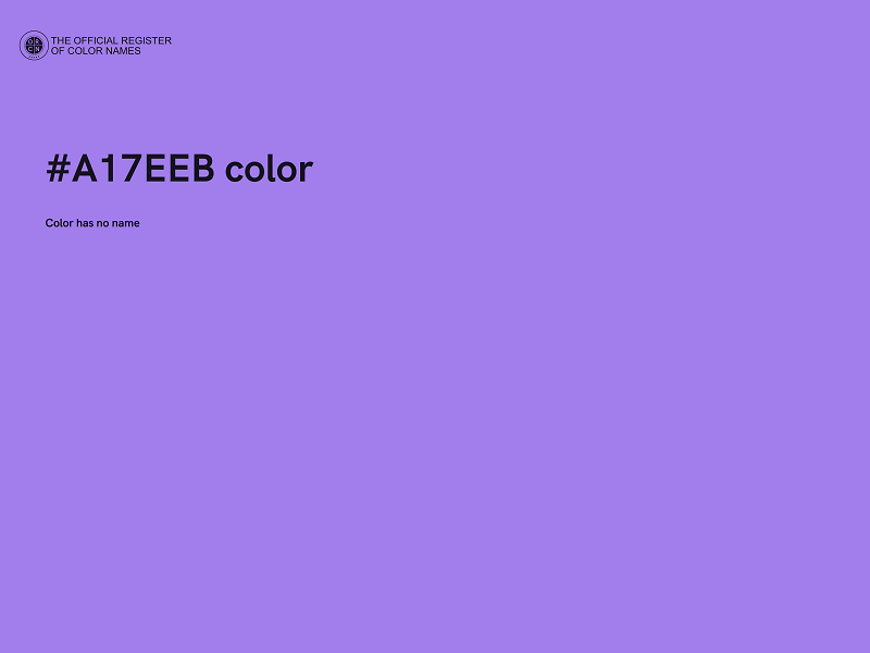 #A17EEB color image