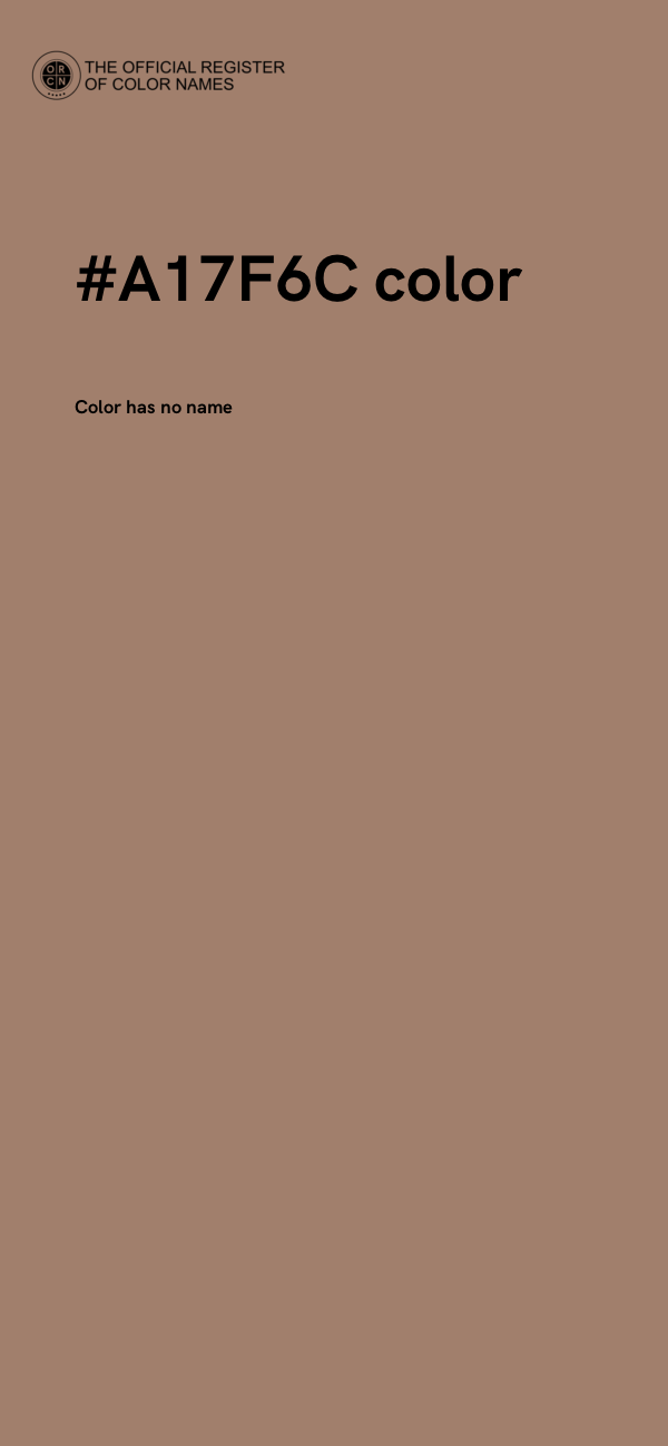 #A17F6C color image