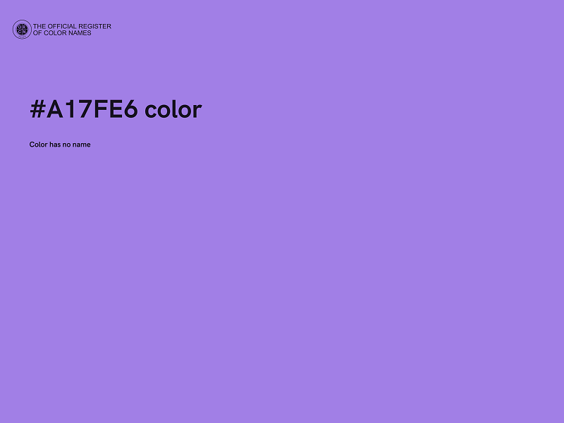#A17FE6 color image