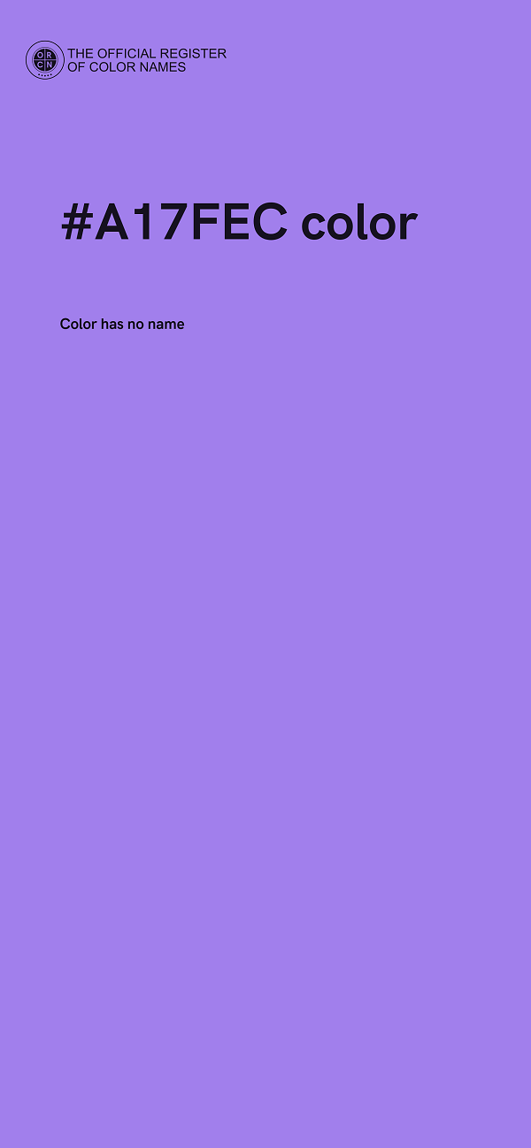 #A17FEC color image