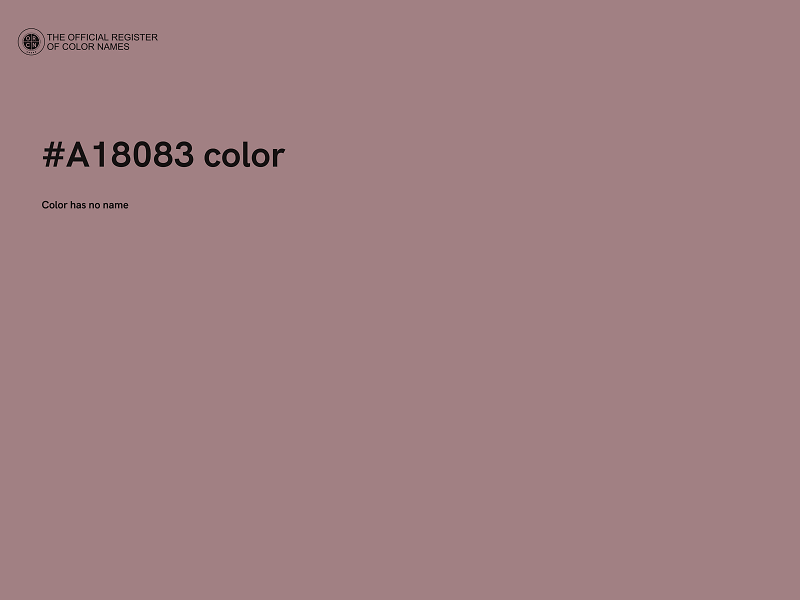 #A18083 color image