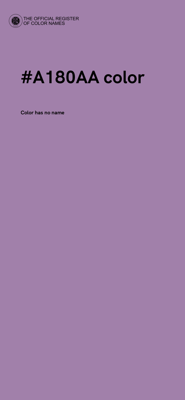 #A180AA color image