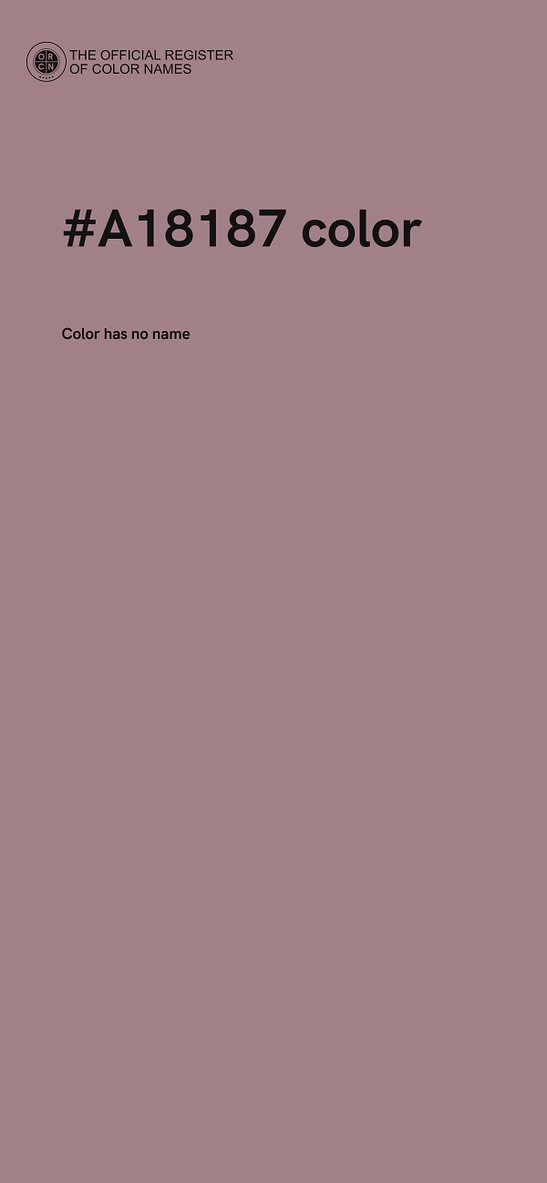 #A18187 color image
