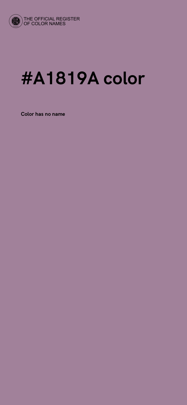 #A1819A color image