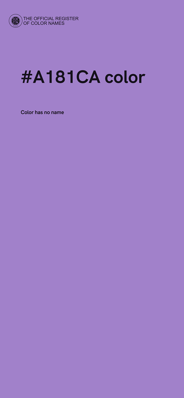 #A181CA color image