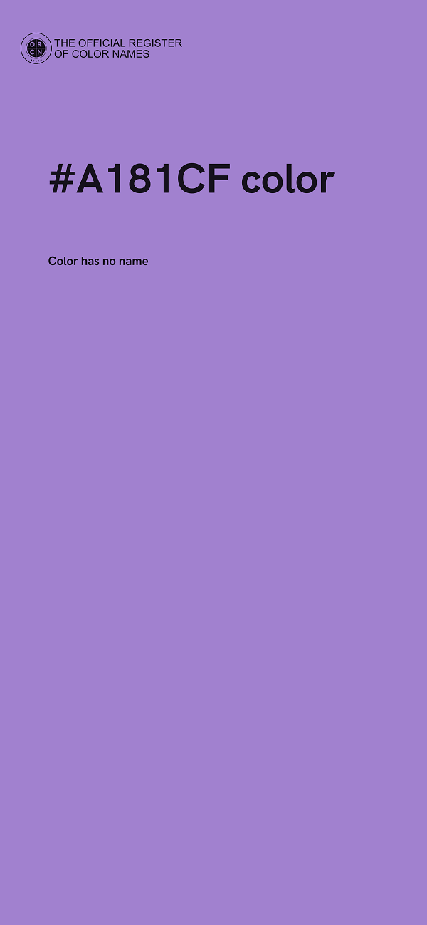 #A181CF color image
