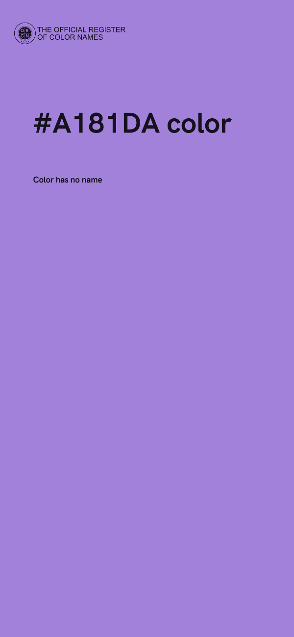 #A181DA color image