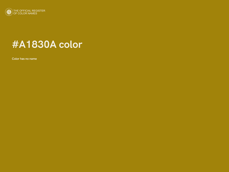 #A1830A color image