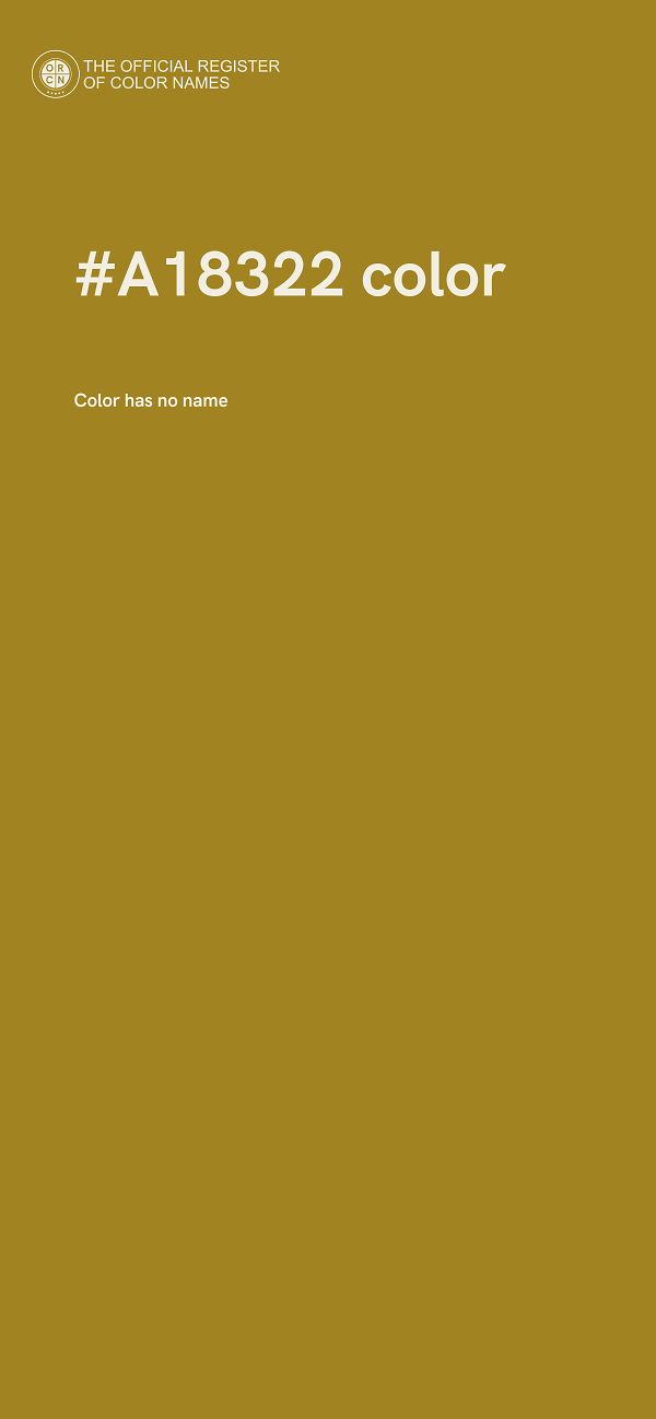 #A18322 color image