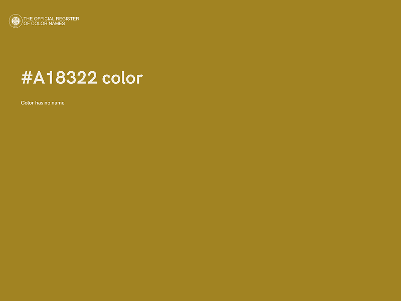 #A18322 color image