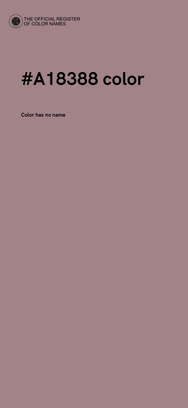#A18388 color image