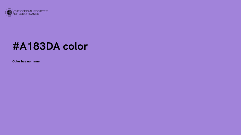#A183DA color image
