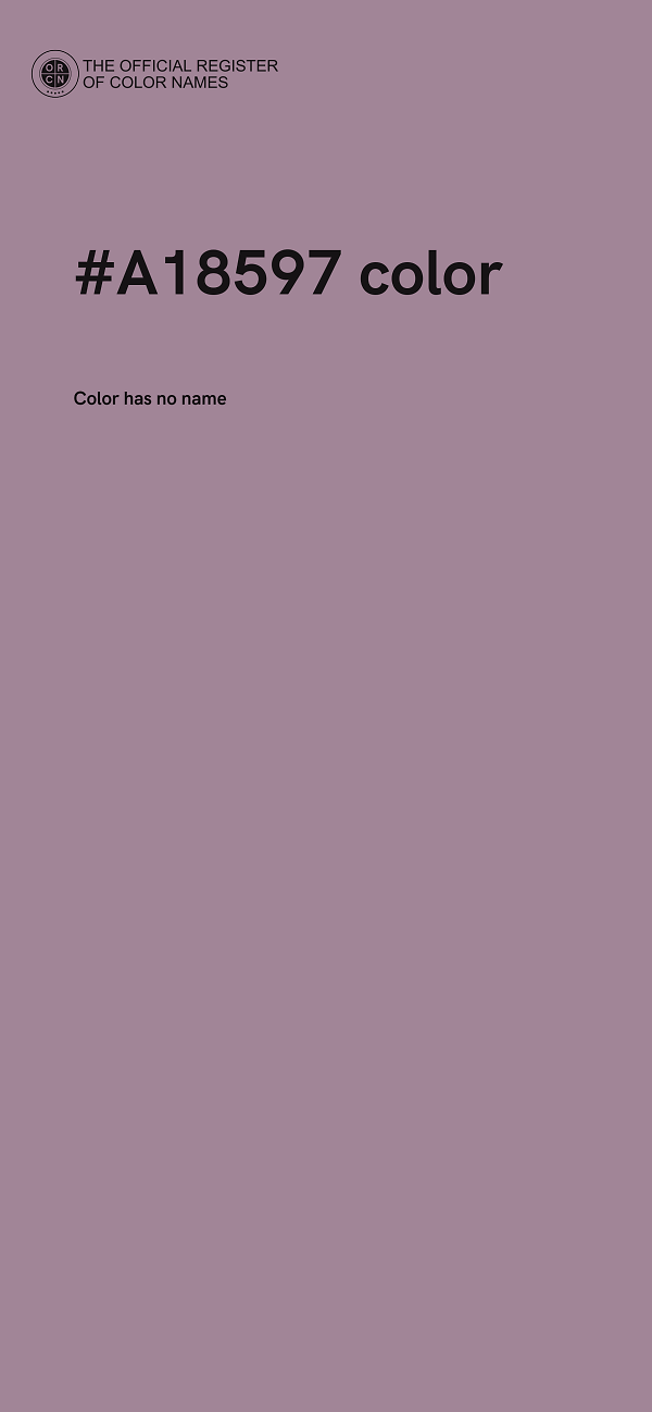 #A18597 color image