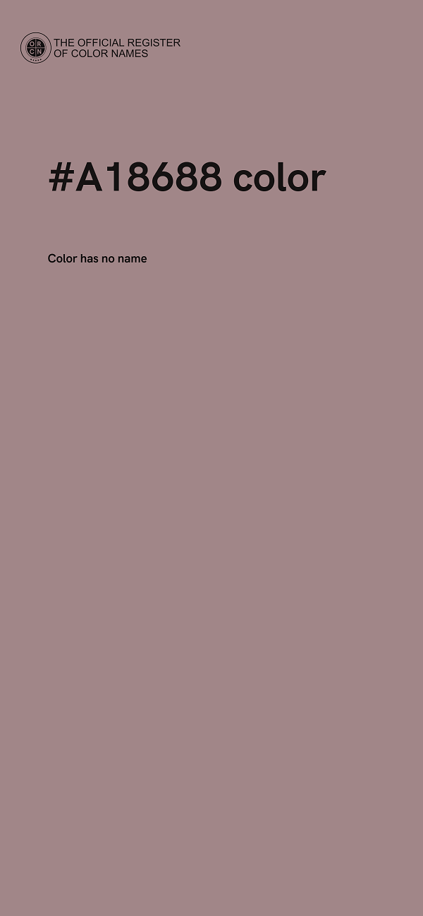 #A18688 color image