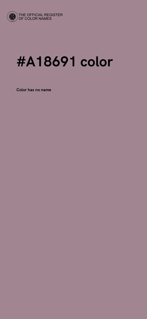 #A18691 color image