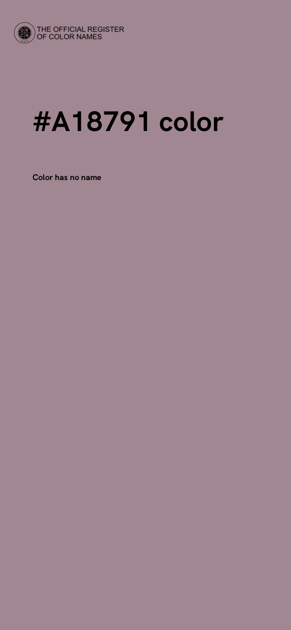 #A18791 color image