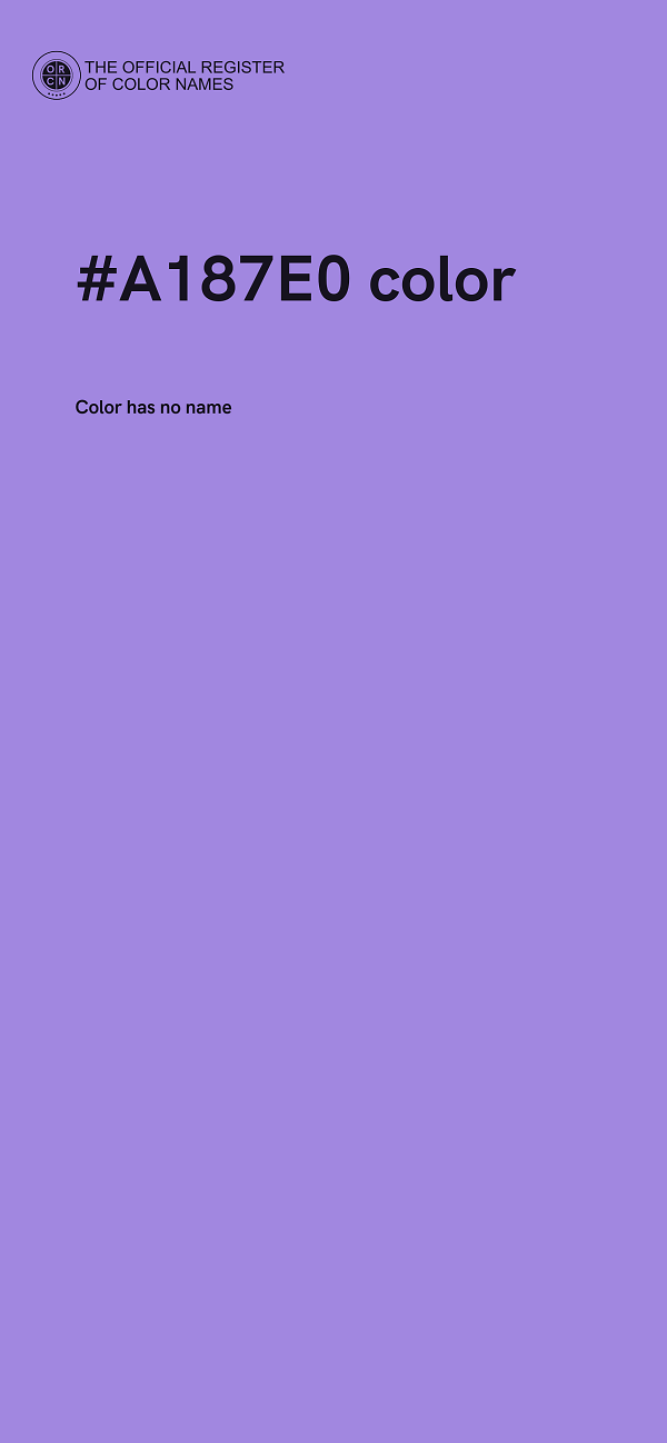 #A187E0 color image