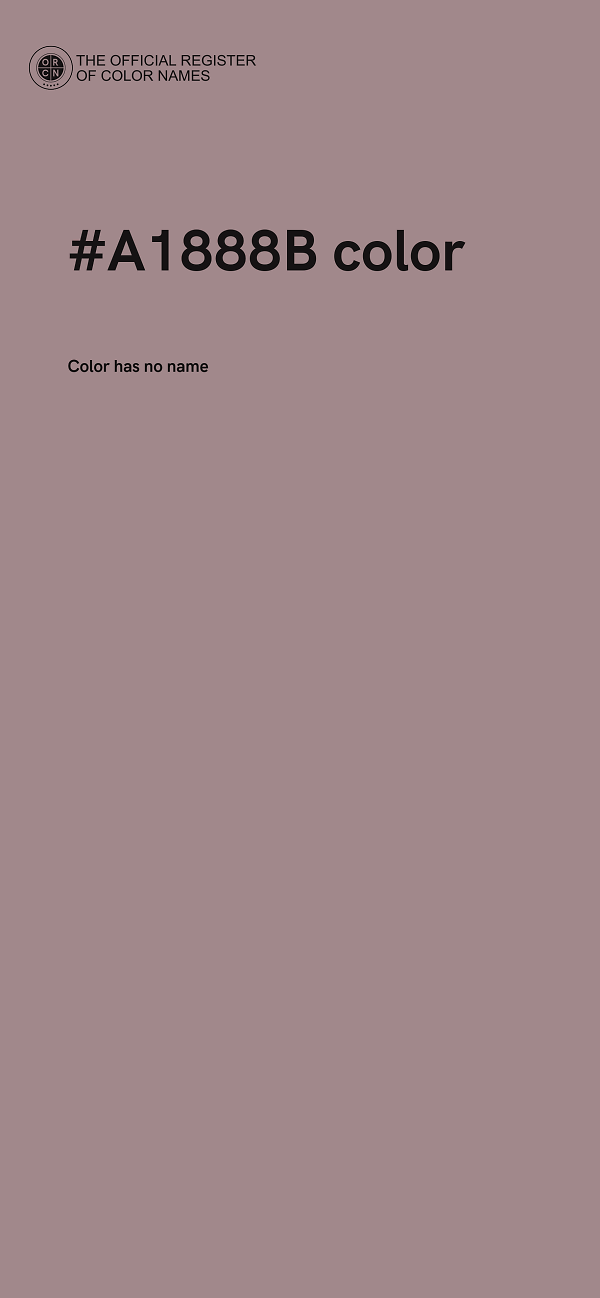 #A1888B color image