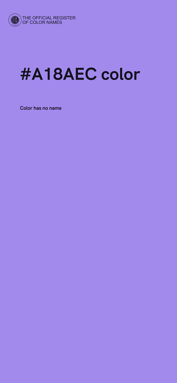 #A18AEC color image