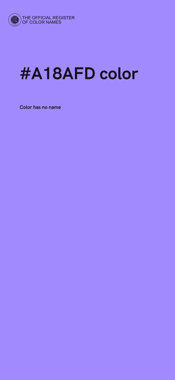 #A18AFD color image
