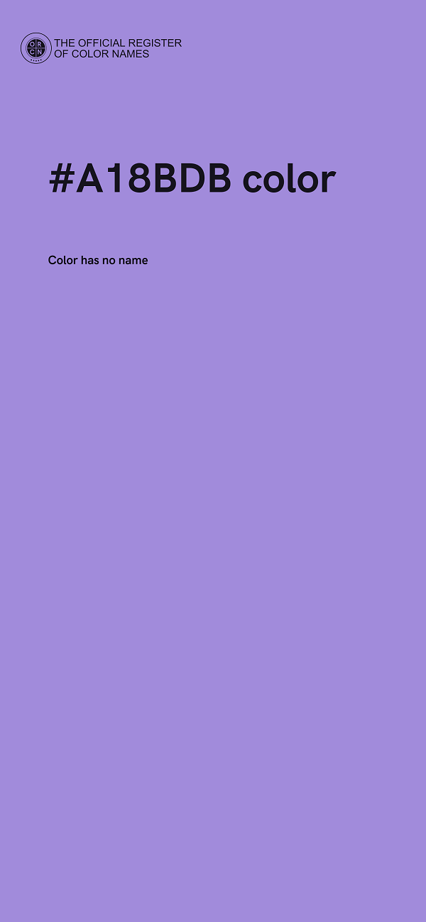 #A18BDB color image