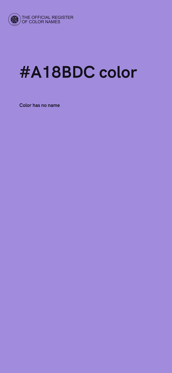 #A18BDC color image