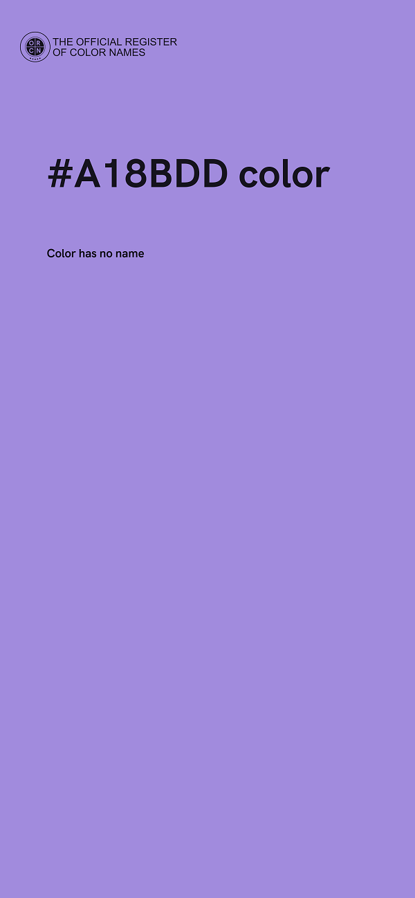 #A18BDD color image