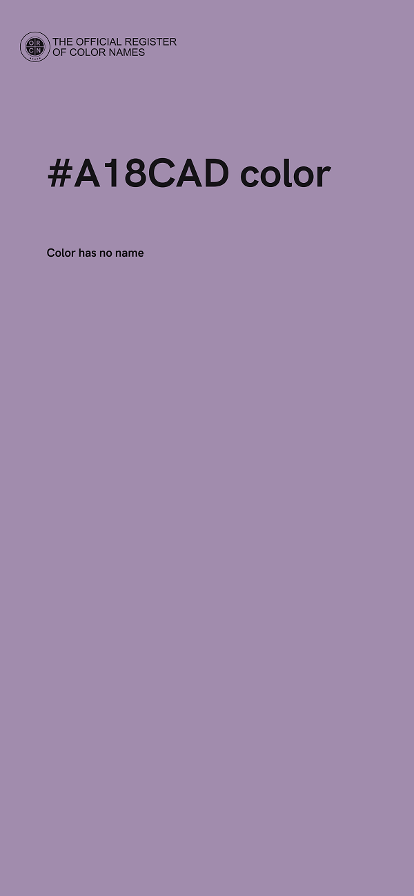 #A18CAD color image