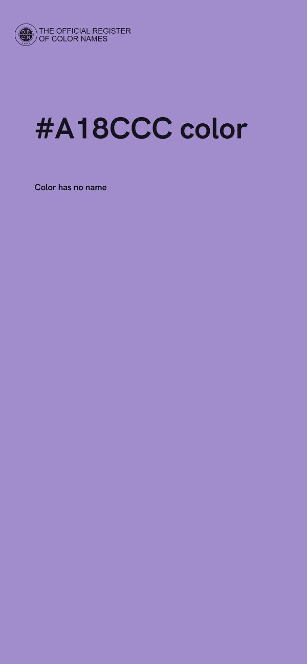 #A18CCC color image