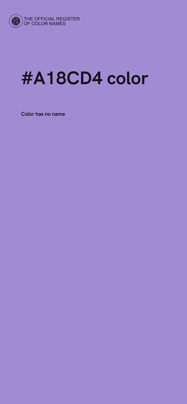 #A18CD4 color image