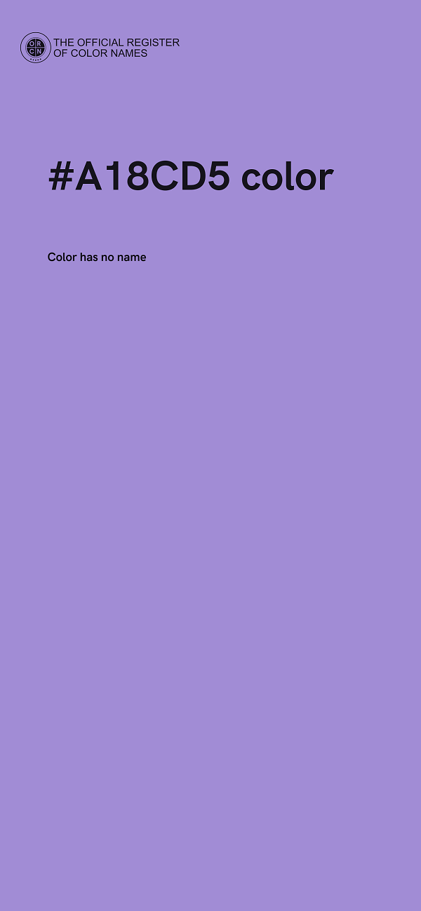 #A18CD5 color image