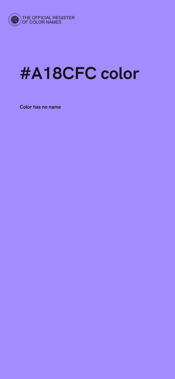 #A18CFC color image