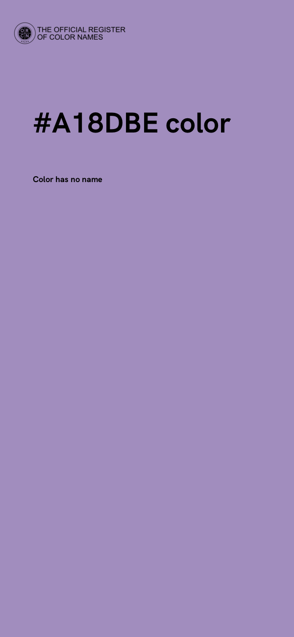 #A18DBE color image