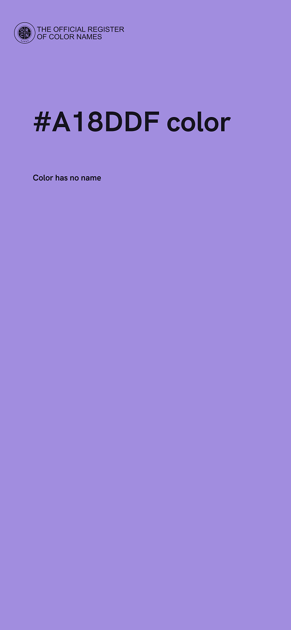 #A18DDF color image